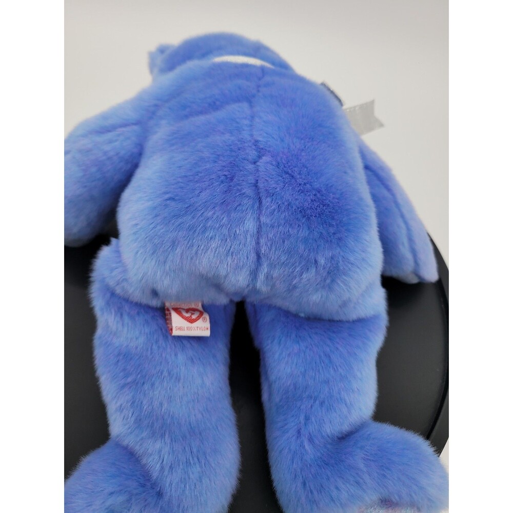 TY Beanie Babies Buddy Clubby II Teddy Bear 1999 Periwinkle Blue 14” - Picture 15 of 16